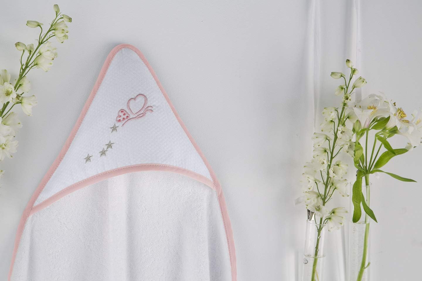 Capa de baño Mariposa para bebé. Algodón 100%