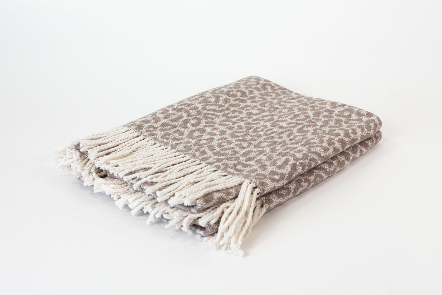 MANTA JACQUARD FLECOS. Leopard