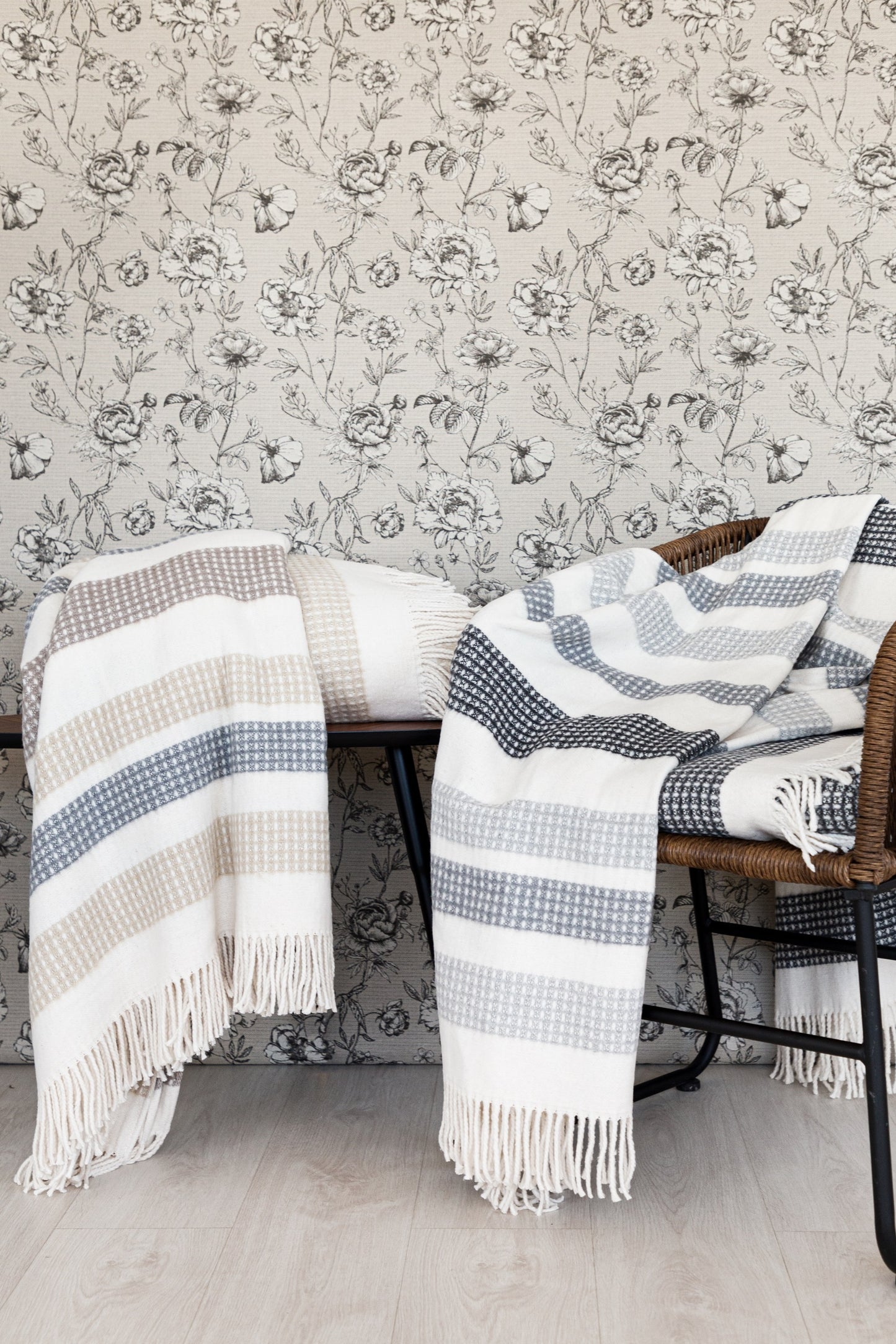MANTA JACQUARD FLECOS. Venecia