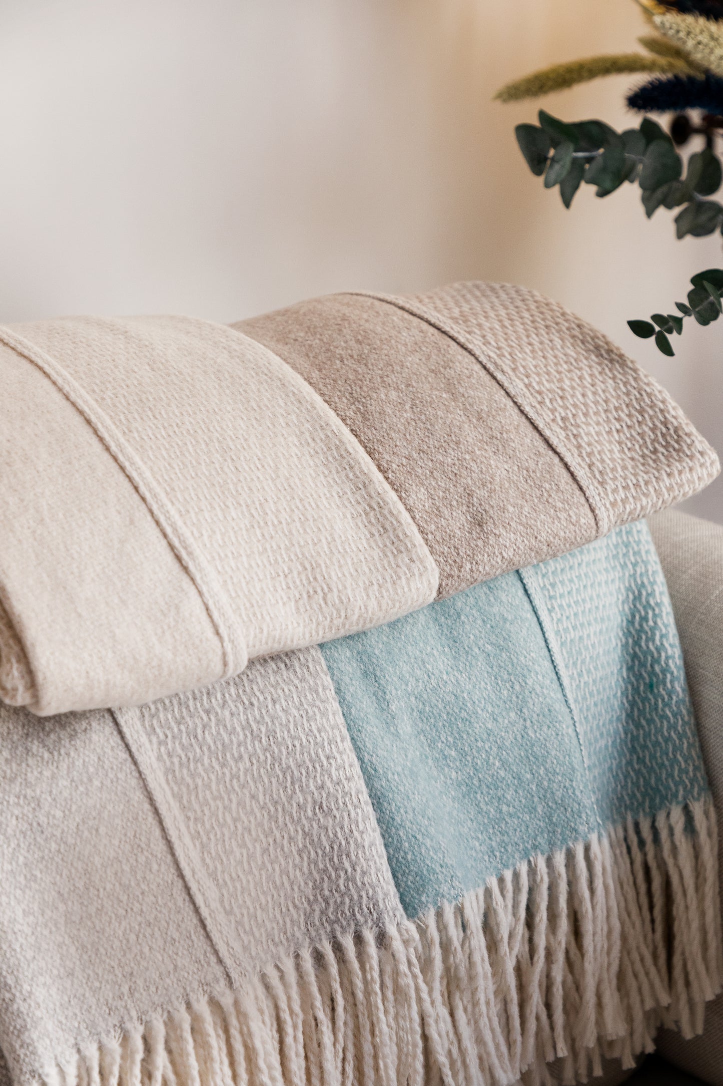 MANTA JACQUARD FLECOS. Lisse